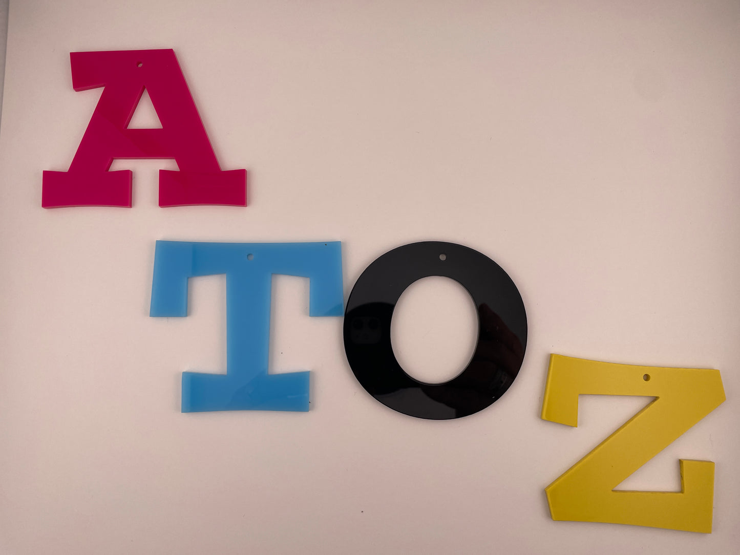 Laser-cut Acrylic Letters